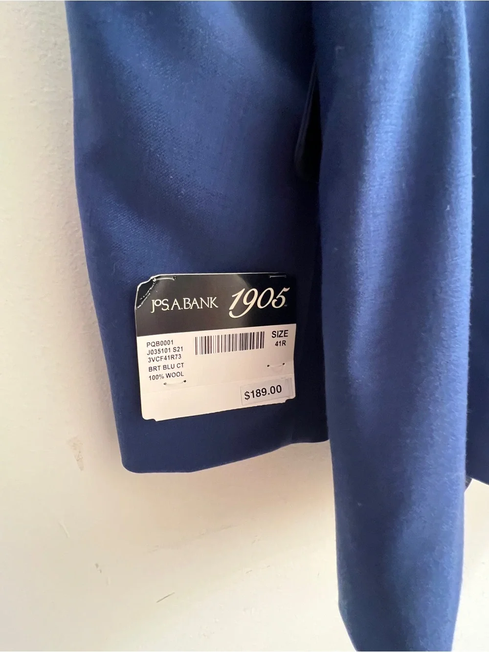 Jos. A. Bank Dark Navy Single-Breasted Sport Coat